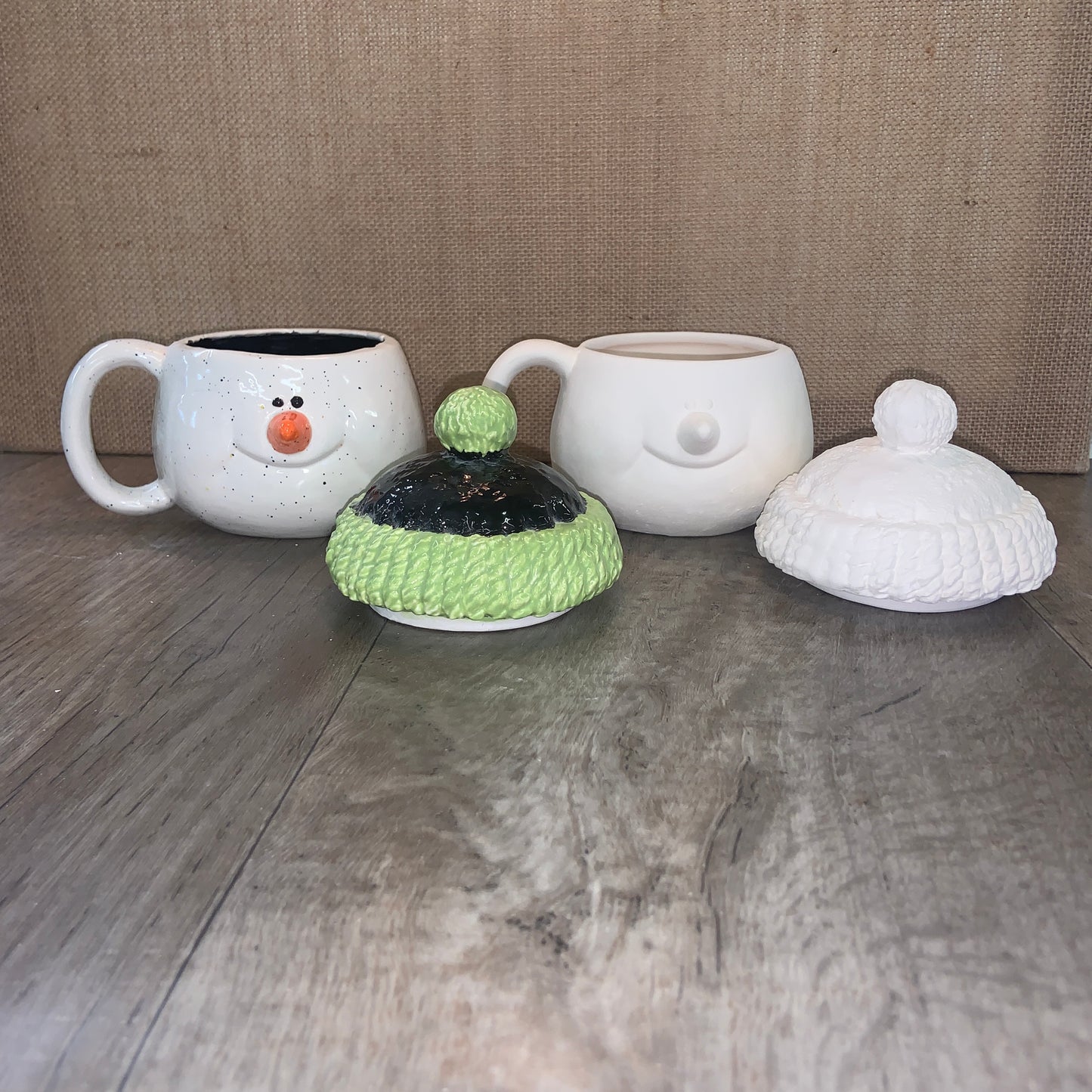 Snowman Cup with Lid