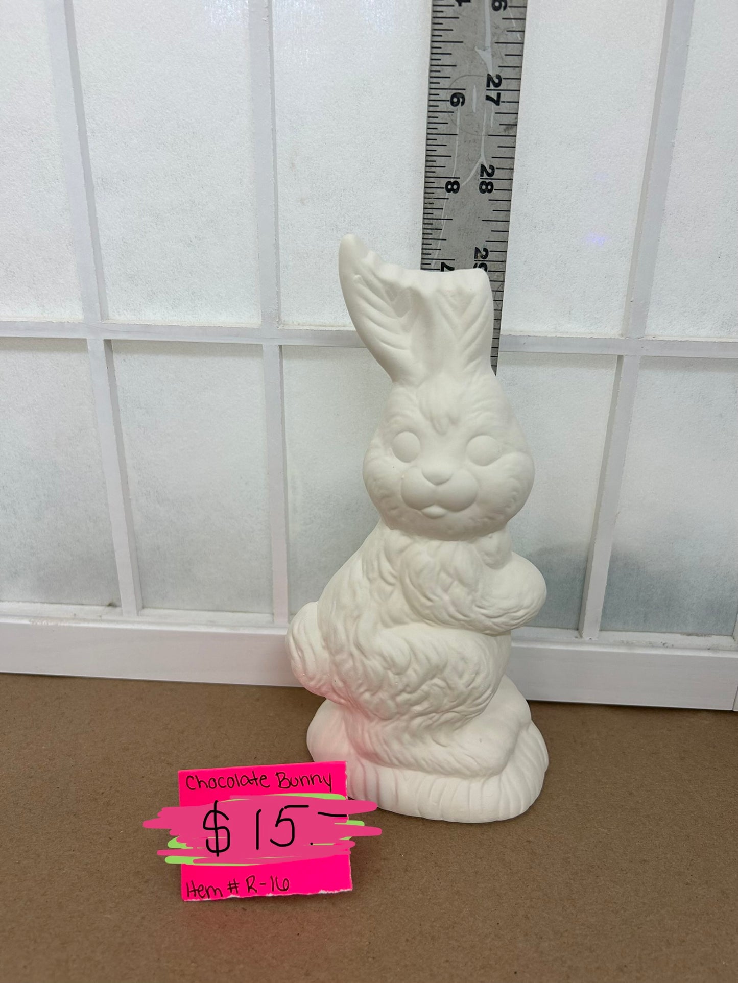 Ceramic Chocolate Bunny